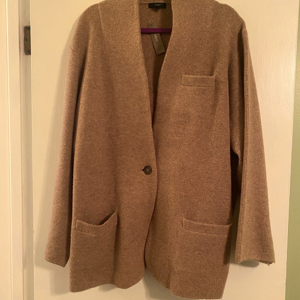 Brand new J. Crew Sweater Blazer